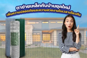 ตาข่ายเหล็กกับบ้านยุคใหม่